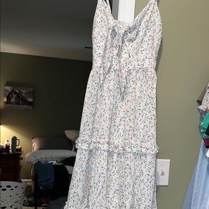 Floral tie front Dress